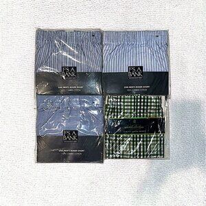 JOS. A. BANK NEW MEN’S BOXER SHORTS SIZE 38 & Brooks Bros LG VARIETY PACK OF 4